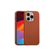 dbramante1928 Roskilde MagSafe Full-Grain Leather Tan Case For iPhone 15 Pro Max