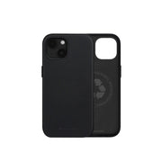 dbramante1928 Roskilde Full Grain Leather MagSafe Black Case For iPhone 15 Plus