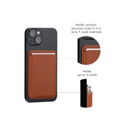 dbramante1928 Roskilde CC Full Grain Leather Wallet MagSafe - Tan