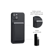 dbramante1928 Roskilde CC Full Grain Leather Wallet MagSafe - Black