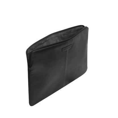 dbramante1928 Skagen Full Grain Leather Sleeve for MacBook Pro 14"/up to 14” PC Black (2nd Gen)