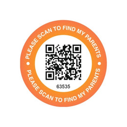 Trace QR smart recovery tag for pet collars - Microshop.ae