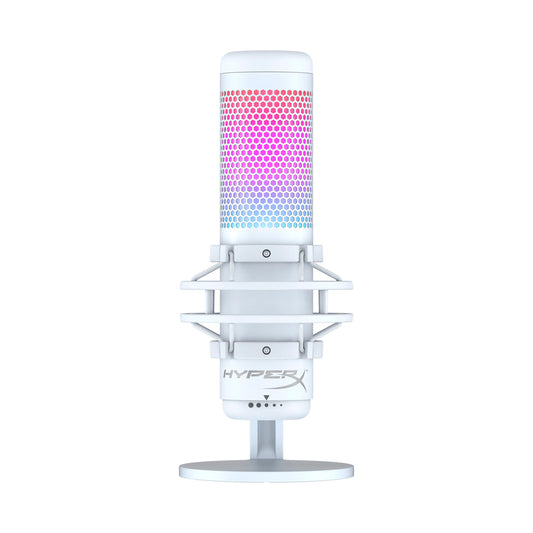 HyperX Quadcast S USB Microphone - White RGB Lighting