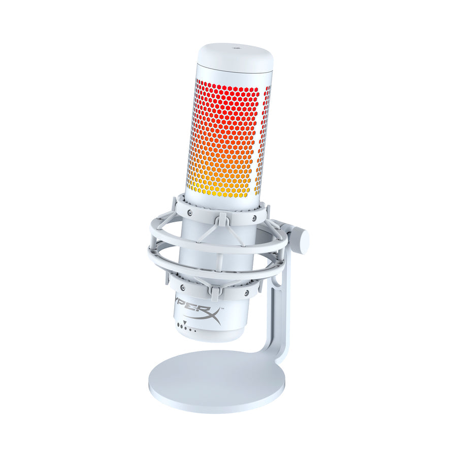 HyperX Quadcast S USB Microphone - White RGB Lighting