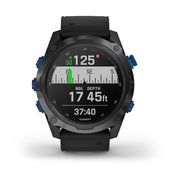 GARMIN Descent™ MK2I, EMEA, Bundle, Titanium Carbon Grey DLC with Black Band Watch (Includes Descent T1)