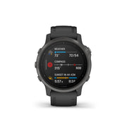 GARMIN Fenix 6S Sapphire Carbon Grey  /Black W/ Band