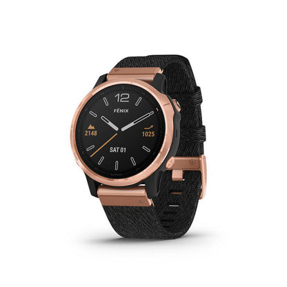 GARMIN Fenix 6S Sapphire Rose Gold /Black W/ Nylon Band