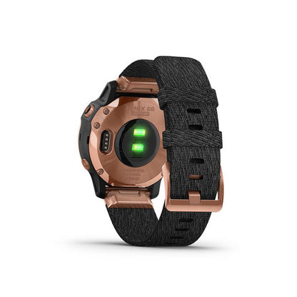 GARMIN Fenix 6S Sapphire Rose Gold /Black W/ Nylon Band