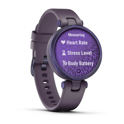 GARMIN Lily Sport Edition, EMEA, Midnight Orchid Bezel with Deep Orchid Case and Silicone Band