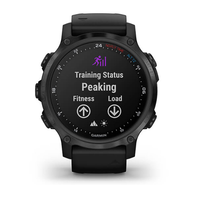 GARMIN Descent™ MK2S, EMEA, Carbon Grey DLC with Black Silicone Band