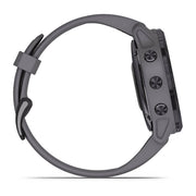 GARMIN Fenix 6S Pro Solar EMEA, Amethyst Steel with Shale Grey Band GPS Watch