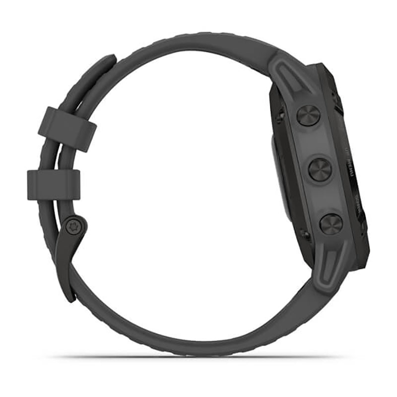 GARMIN Fenix 6 Pro Solar Edition EMEA, Black with Slate Grey Band GPS Watch