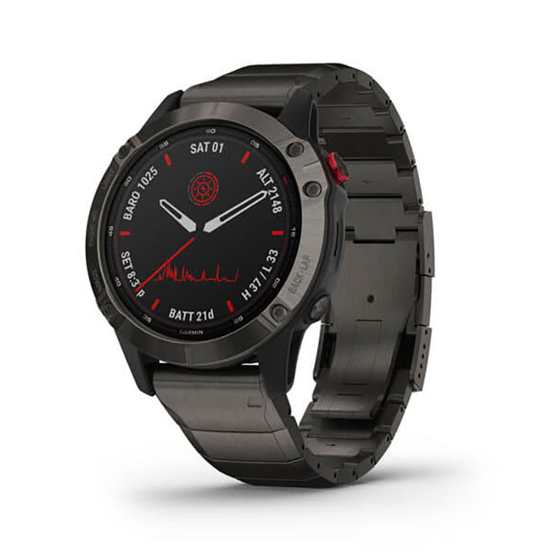 GARMIN Fenix Pro Solar Edition EMEA, Titanium Carbon Grey DLC