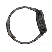 GARMIN Fenix 6 Pro Solar Edition EMEA, Titanium Carbon Grey DLC with Titanium DLC Band GPS Watch
