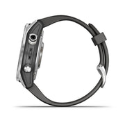 GARMIN Fenix® 7S Standard Edition, Silver with Graphite Band Watch