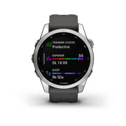 GARMIN Fenix® 7S Standard Edition, Silver with Graphite Band Watch