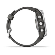 GARMIN Fenix® 7S Standard Edition, Silver with Graphite Band Watch