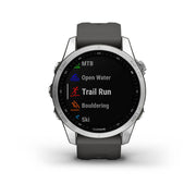 GARMIN Fenix® 7S Standard Edition, Silver with Graphite Band Watch