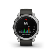 GARMIN Fenix® 7 Standard Edition, EMEA/AUS/AFR/S.AM, Silver with Graphite Band GPS Watch
