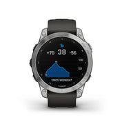 GARMIN Fenix® 7 Standard Edition, EMEA/AUS/AFR/S.AM, Silver with Graphite Band GPS Watch