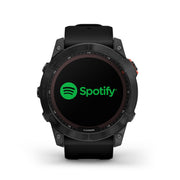 GARMIN Fenix® 7X Solar Edition, EMEA/AUS/NZ/AFR/SAM, Slate Grey with Black Band Watch