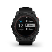 GARMIN Fenix® 7X Solar Edition, EMEA/AUS/NZ/AFR/SAM, Slate Grey with Black Band Watch