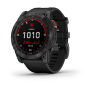 GARMIN Fenix® 7X Solar Edition, EMEA/AUS/NZ/AFR/SAM, Slate Grey with Black Band Watch