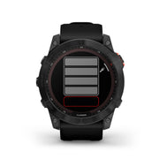 GARMIN Fenix® 7X Solar Edition, EMEA/AUS/NZ/AFR/SAM, Slate Grey with Black Band Watch