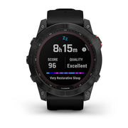 GARMIN Fenix® 7X Solar Edition, EMEA/AUS/NZ/AFR/SAM, Slate Grey with Black Band Watch