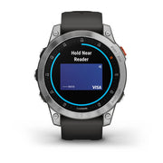 GARMIN epix™ (Gen 2) EMEA/AUS/NZ/AFR/SAM, Slate Steel with Silicone Band Watch