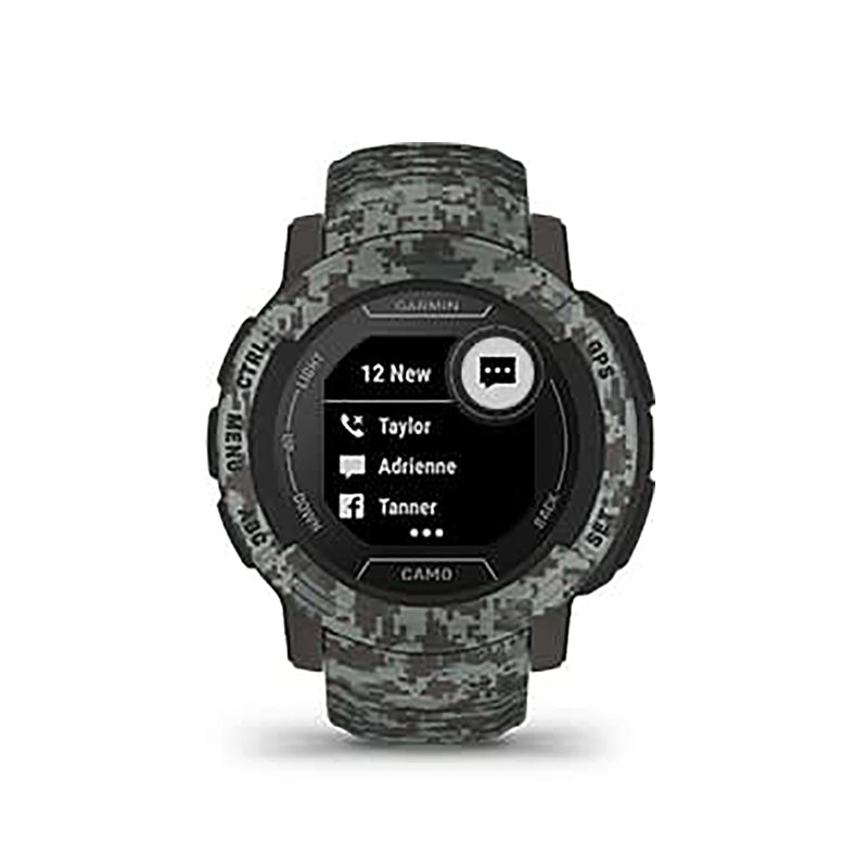 GARMIN Instinct® 2 Camo Edition, WW, Graphite Camo GPS Watch