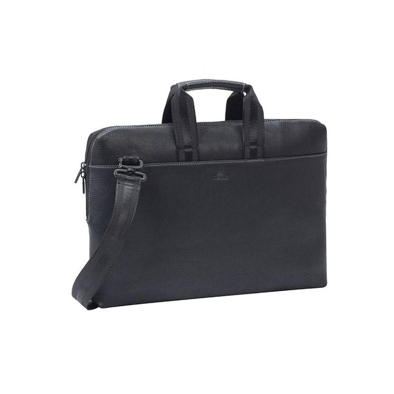 RivaCase 8931 (PU) Black Slim Laptop Bag 15.6"