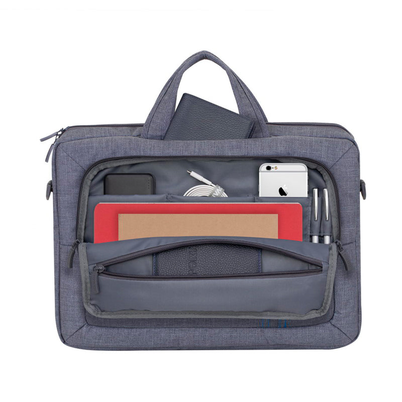 RivaCase 7530 Grey Laptop Canvas Bag 15.6"