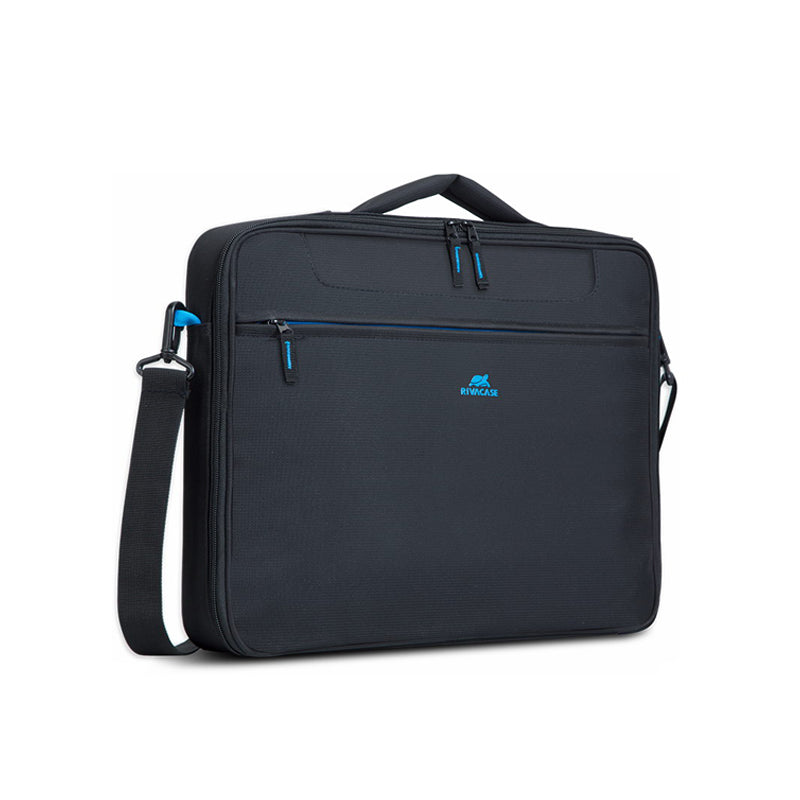 RivaCase 8087 Black Clamshell Laptop Bag 16"