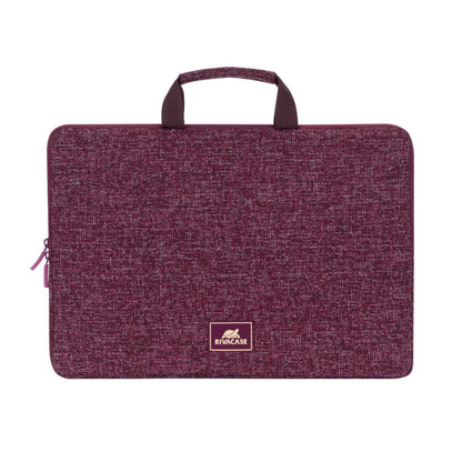 RivaCase 7913 Burgundy Red Laptop Sleeve 13.3" with Handles