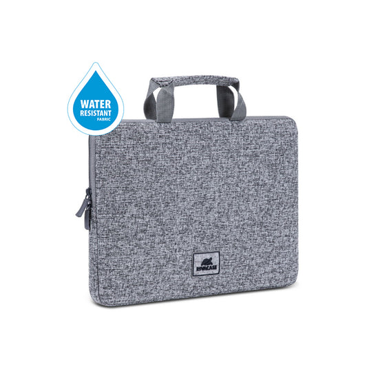 RivaCase 7913 Light Grey Laptop Sleeve 13.3" with Handles