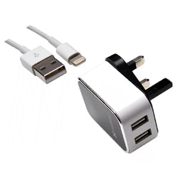 Sandberg AC Charger Lightning Dual 2a UK