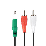 Sandberg MiniJack-M-2xRCA-M 1m