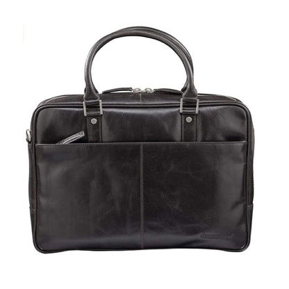 dbramante1928 Rosenborg Full Grain Leather Bag 16" -Black