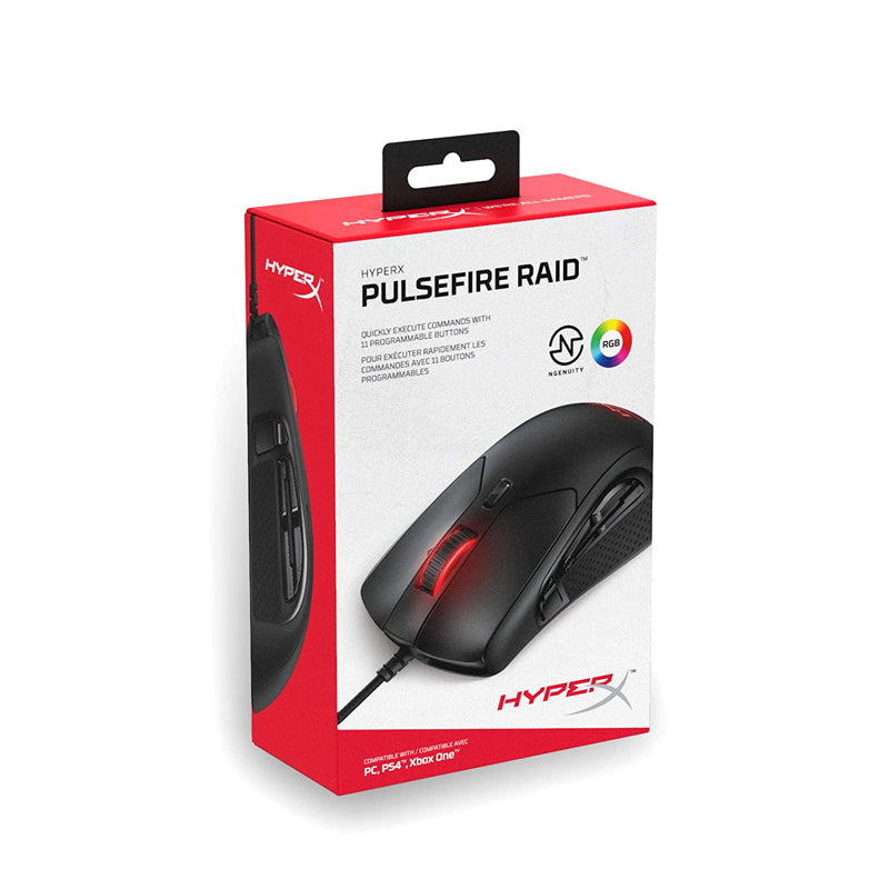 HyperX Pulsefire Raid Gaming Mouse- Black