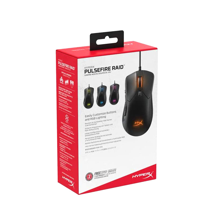 HyperX Pulsefire Raid Gaming Mouse- Black – microshop.ae
