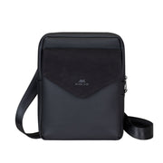 RivaCase 8511 Black Canvas Crossbody Bag 11