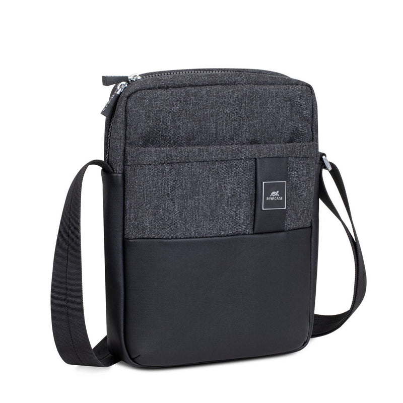 RivaCase 8811 Black Melange Crossbody Bag for Tablets 11"