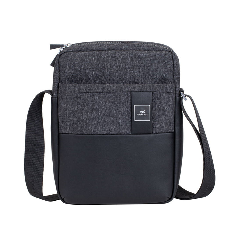 RivaCase 8811 Black Melange Crossbody Bag for Tablets 11"