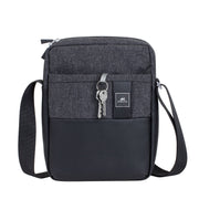 RivaCase 8811 Black Melange Crossbody Bag for Tablets 11