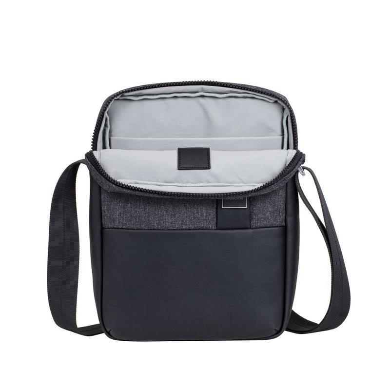 RivaCase 8811 Black Melange Crossbody Bag for Tablets 11"