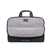 RivaCase 8930 (PU) Black Slim Laptop Bag 15.6