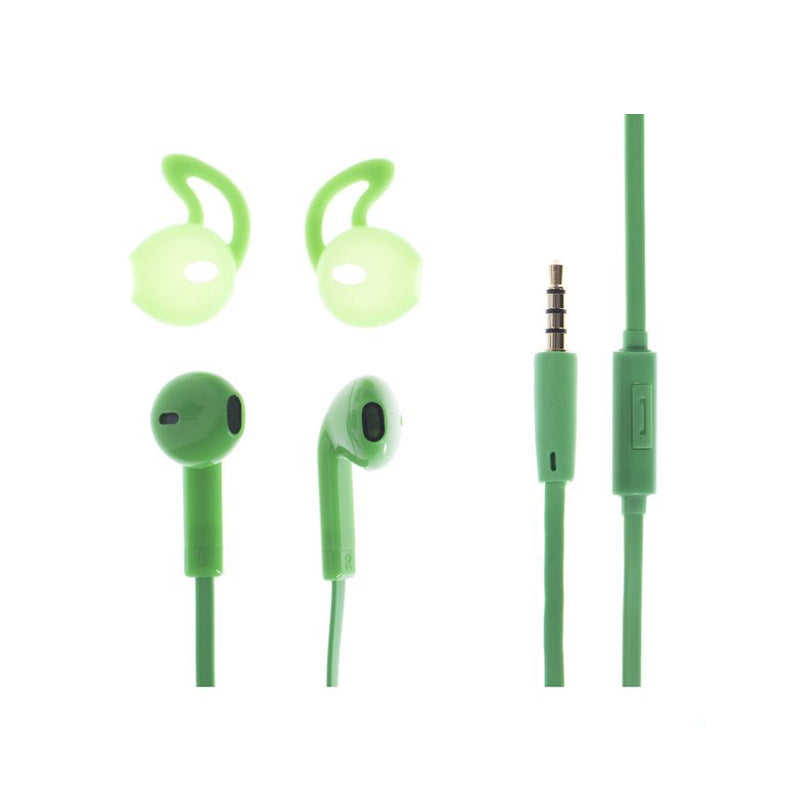 Aiino POP Earphones with adapters -Green