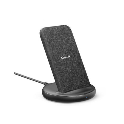 Anker PowerWave II Sense Stand 15W Max Wireless Charger Black Fabric
