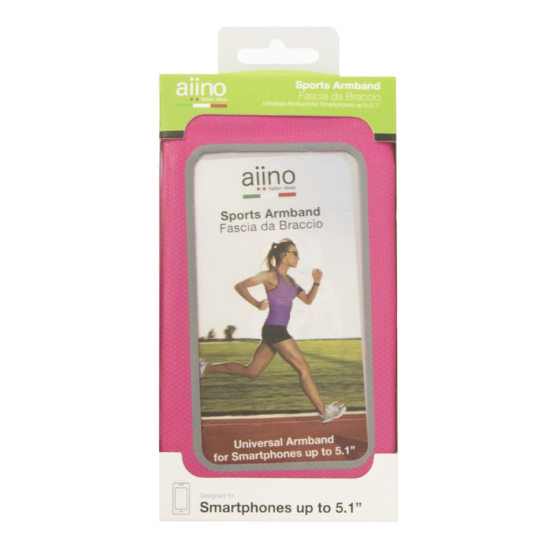 Aiino Universal Armband For Smartphone up to 5,1 -Pink